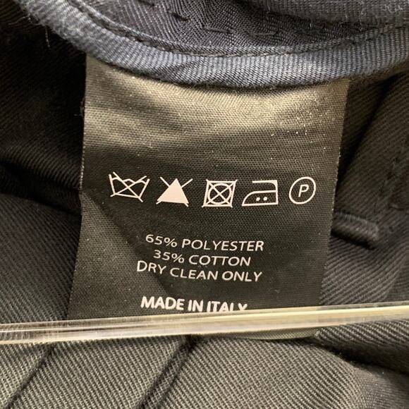 CRAIG GREEN Size L Navy Polyester Cotton Twill Straight Casual Pants - Picture 6 of 7